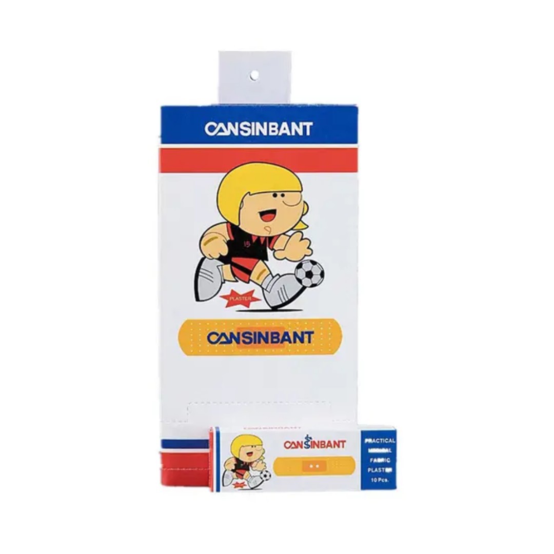 72X19mm flat cloth perforated band-aids for foreign trade, 10 pieces per box X30 medium boxes