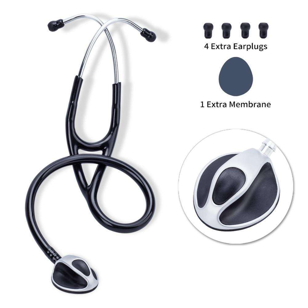 Cardiology stethoscope, stainless steel stethoscope, professional stethoscope, English color box packaging Stethscope