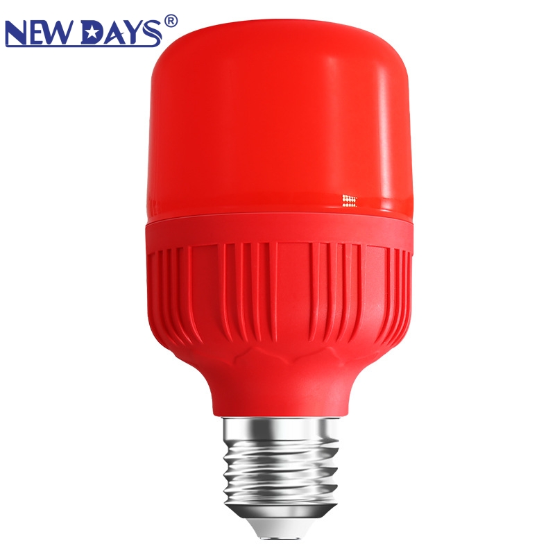 NEWDAYS brand's new cross-border color light high-power LED screw-type color bubble light with red, yellow, green, blue and white light sources, indoor and outdoor decorative bulb light sources, energy-saving and high-brightness Item Picture