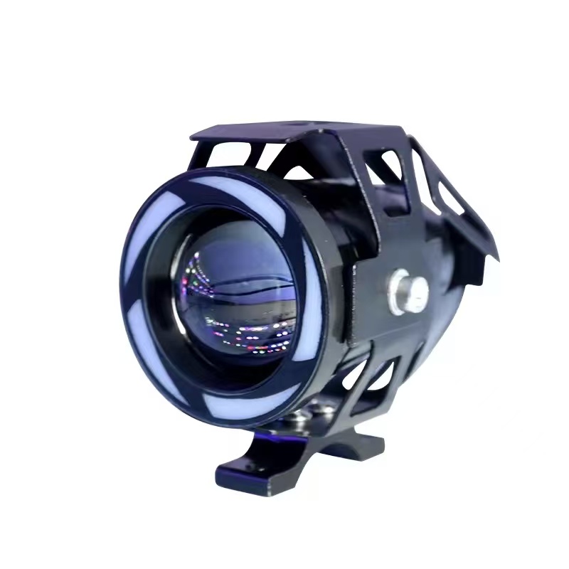 The electric motorcycle is equipped with external seven-color U7 headlights, LED spotlights, high beams, laser cannons, front headlights and ultra-bright lights Item Picture