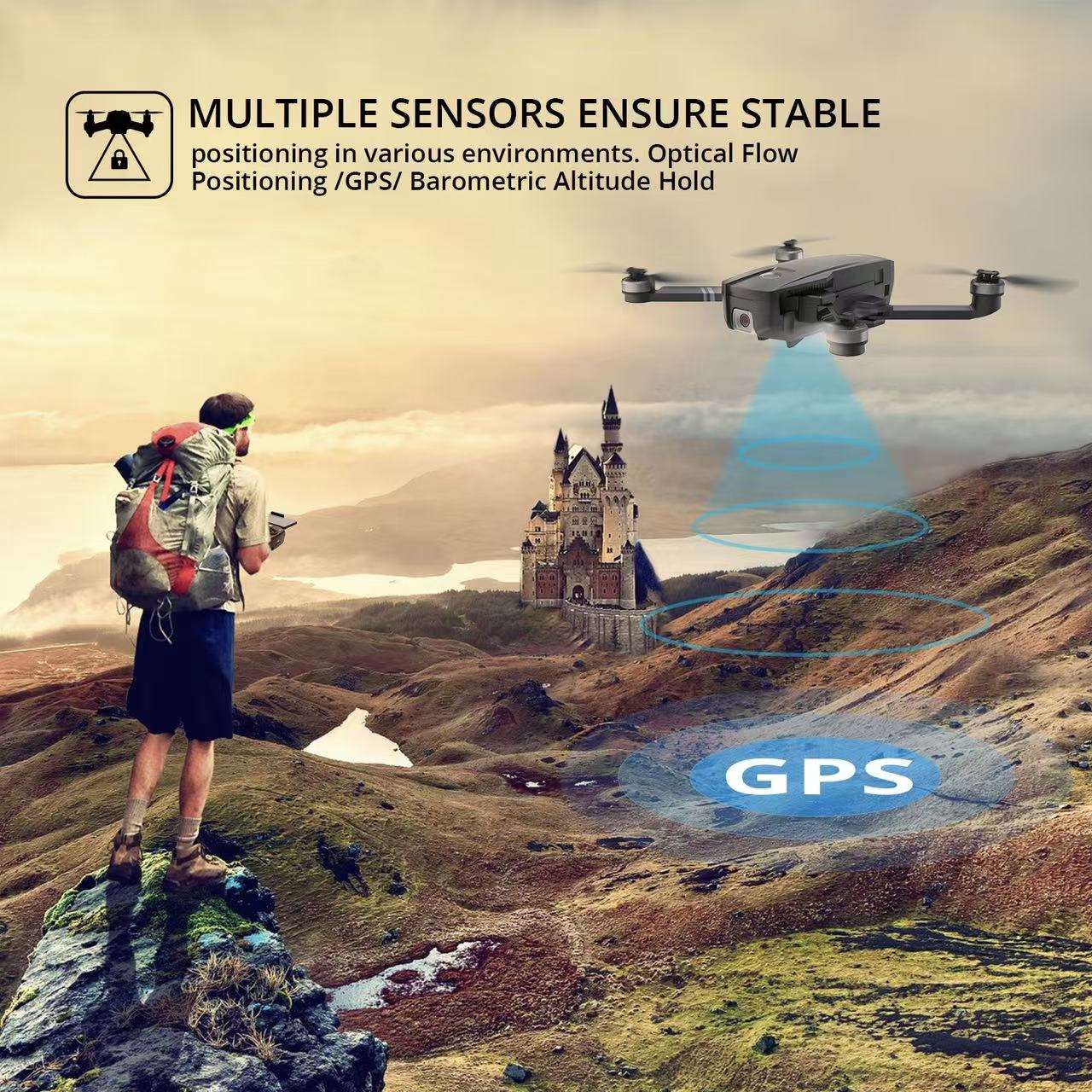 Holy Stone HS720E Upgraded 4K Drone GPS 5G FPV WiFi F详情图16