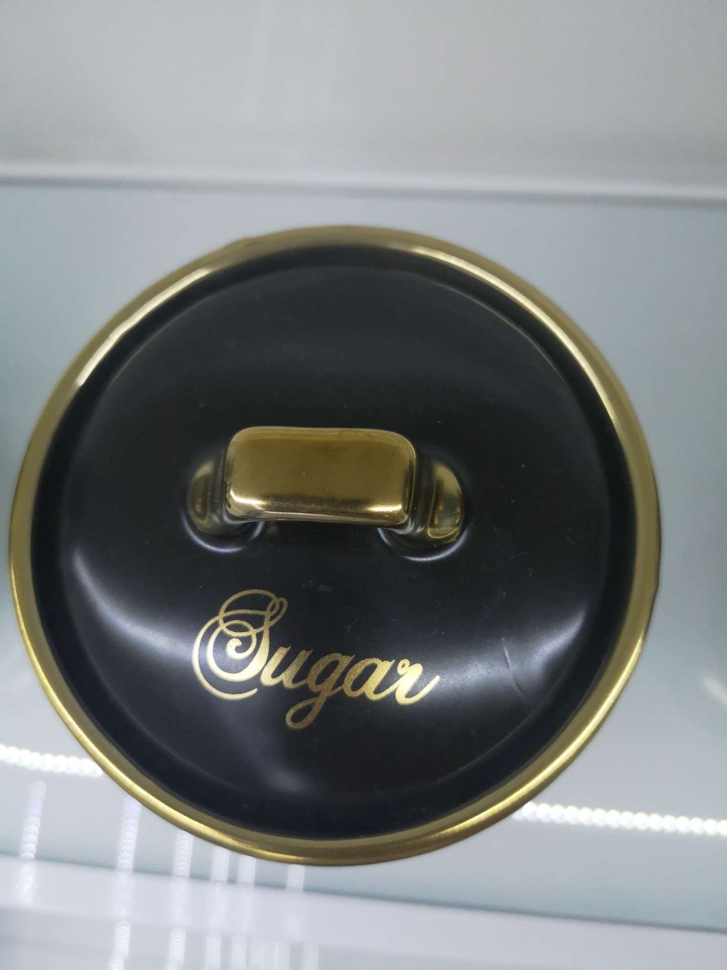 陶瓷密封罐，厨房用品瓷器工艺品细节图