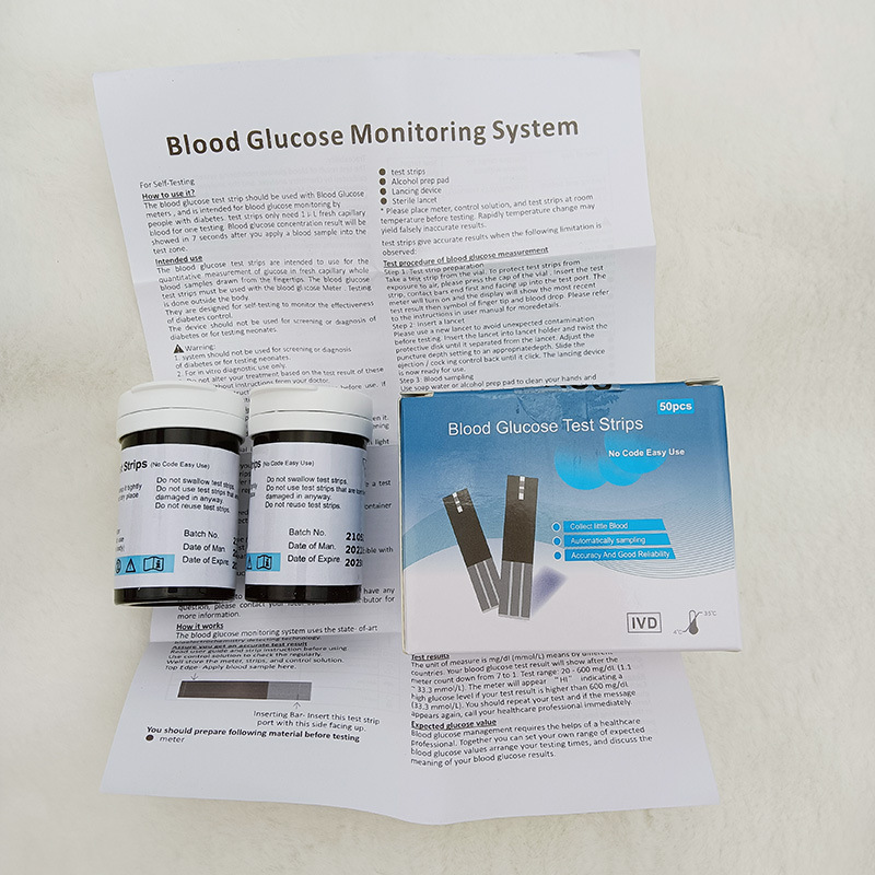 Blood Glucose Monitor, a blood glucose detector for measuring hyperglycemia, contains test strips detail image 6