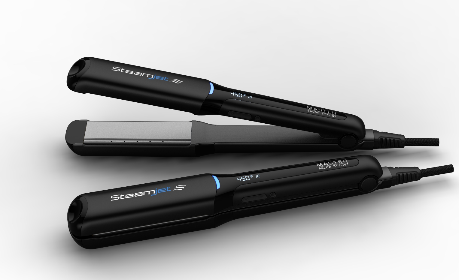 大容量水箱密度大出气蒸汽负离子功能直发器250°C高温度蒸汽护理直发器