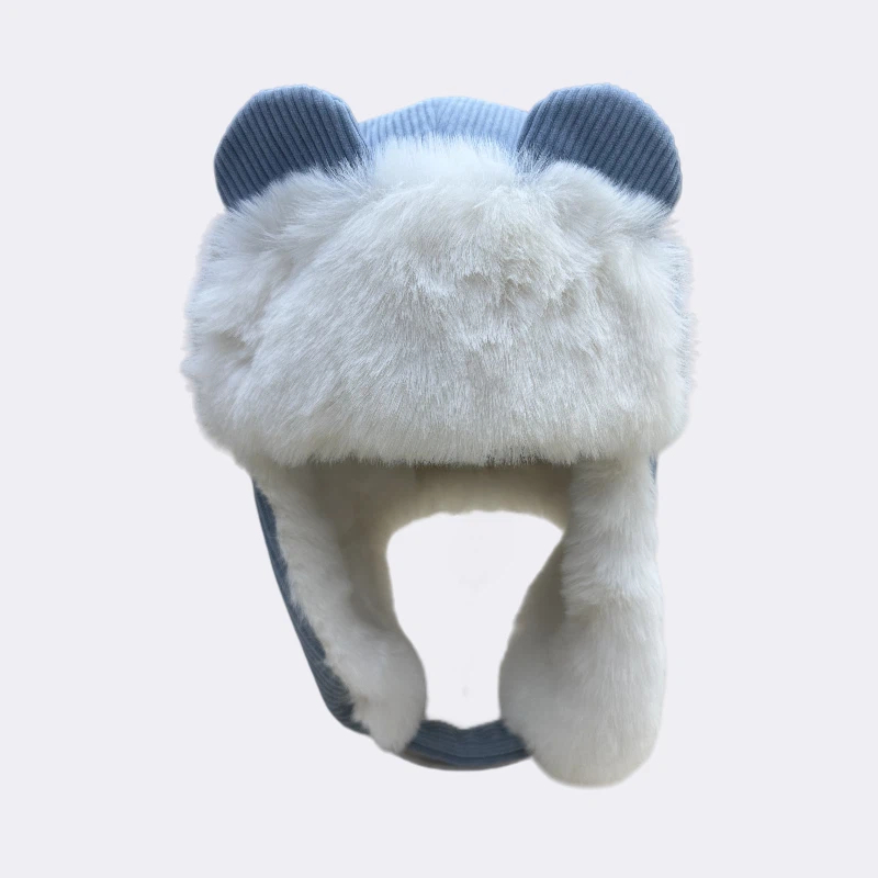 Winter Lei Feng hats and ear protectors for children are suitable for ages 5 to 15 details Picture
