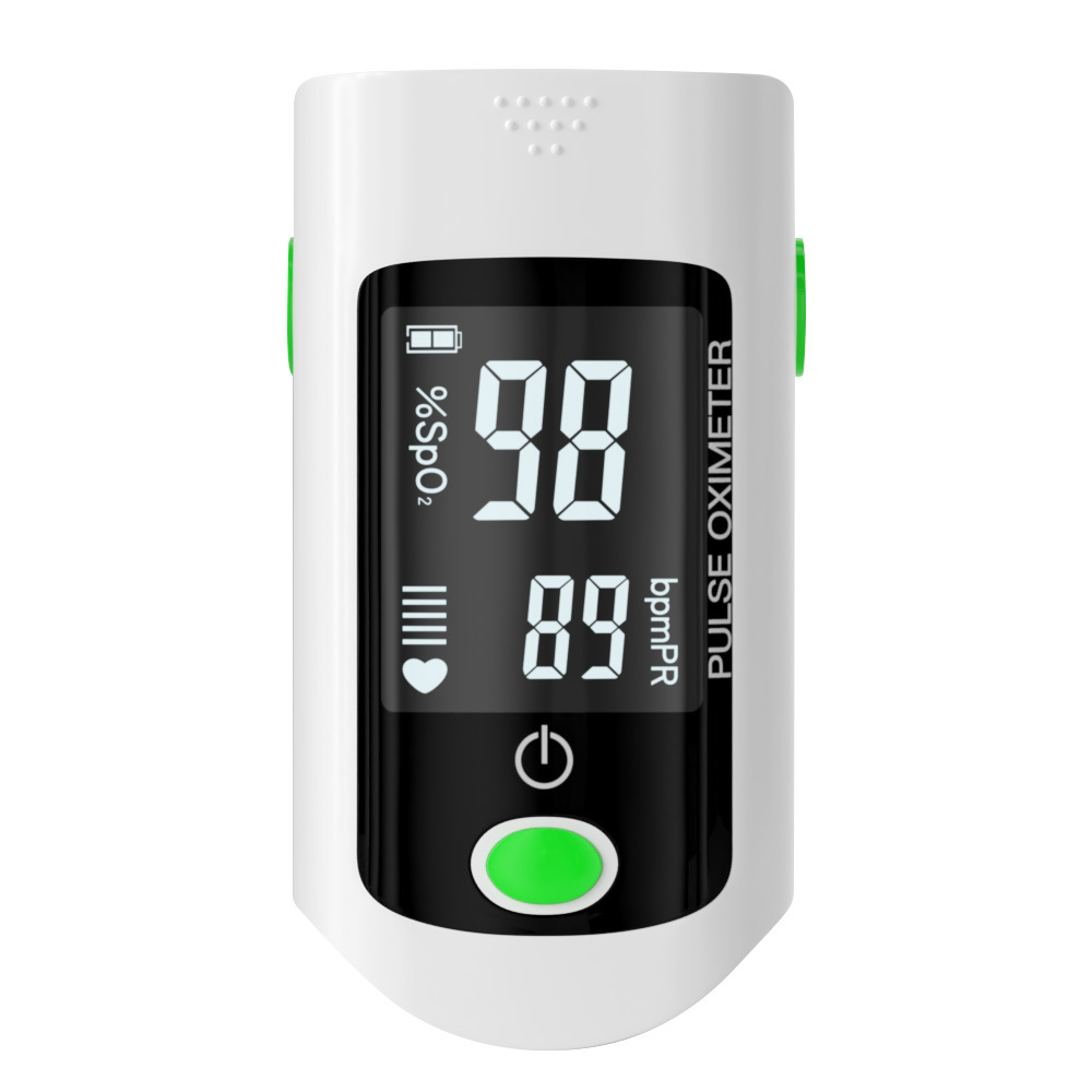 CE cross-border finger clip blood oxygen meter, pulse blood oxygen saturation monitoring, sleep monitoring, heart rate blood oxygen meter oximeter details Picture