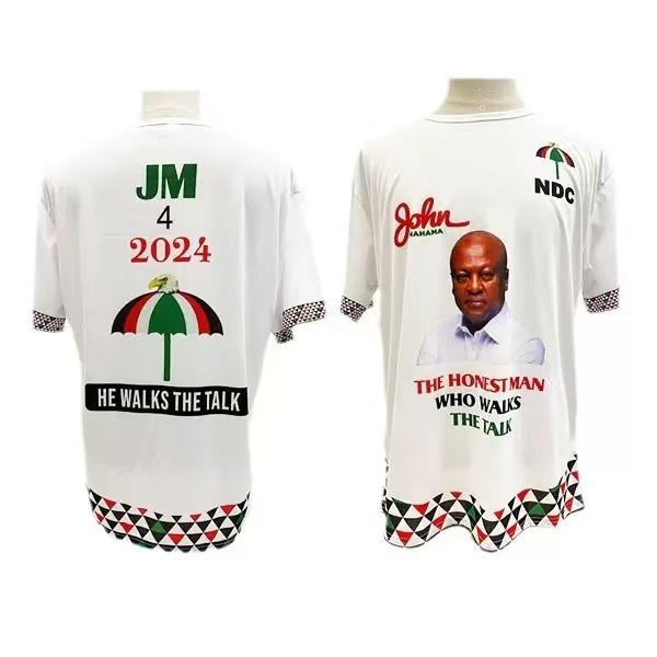 Customized cross-border T-shirts for the presidential campaign are selling well. High-quality election uniforms are printed and sent out quickly details Picture