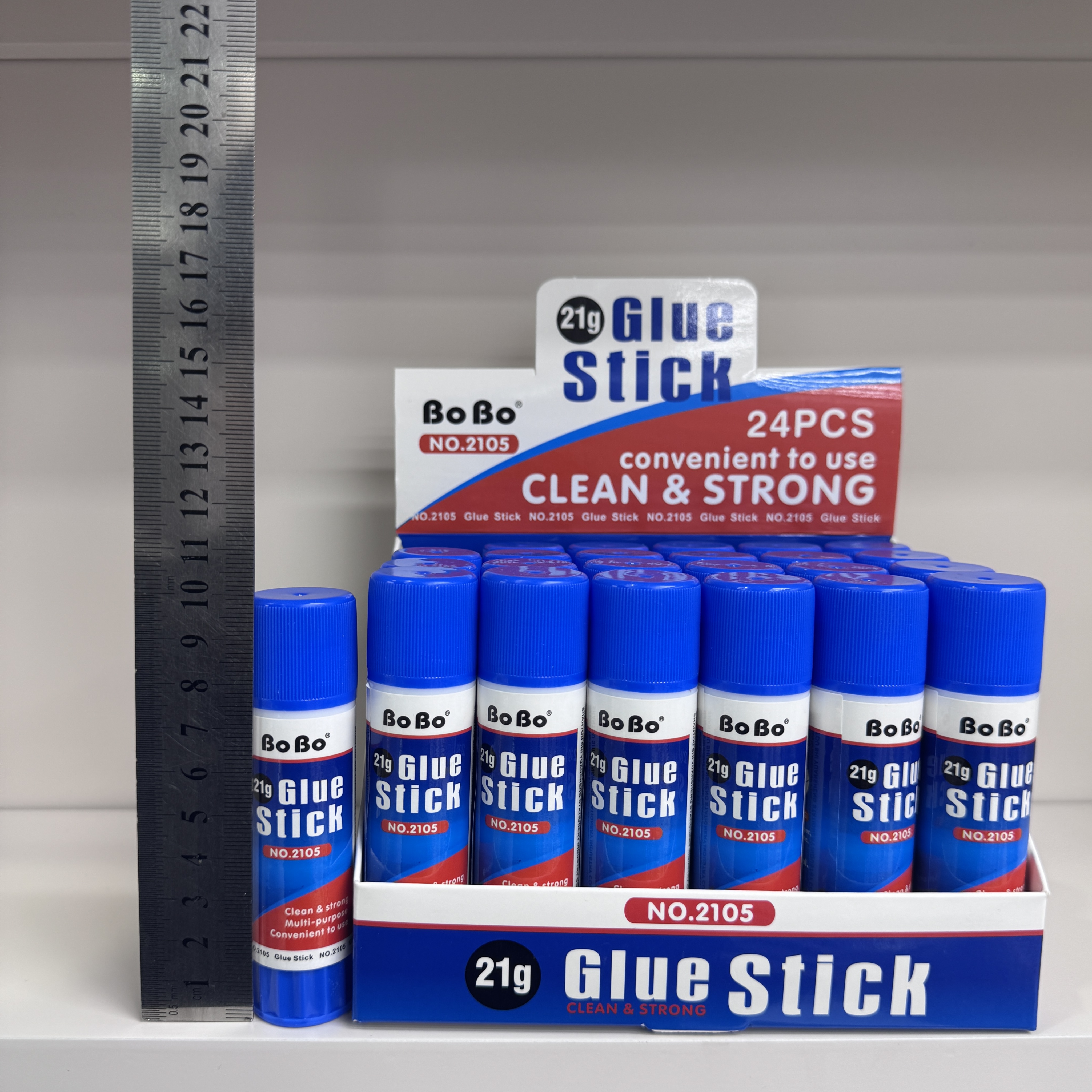 English Version NO.2105 PVA Solid Adhesive 21g, study-specific eco-friendly solid adhesive, quick bonding, easy to use, odorless, and free of formaldehyde details Picture