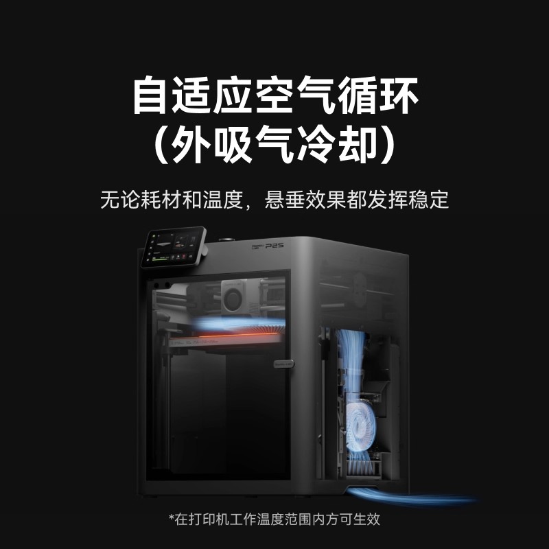 New product pre-sale: Tuozhu P2S 3D printing machine, large-sized FDM home automatic desktop, multi-color stereoscopic, high-precision and high-speed AI monitoring drying, P1S upgrade Item Picture