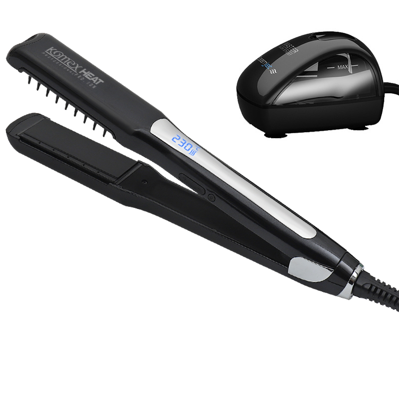 Professional Hair Salon Household Large-Capacity Water Tank With High Density, Steam Negative Ion Function, 250°C High-Temperature Steam Care Hair Straightener details Picture
