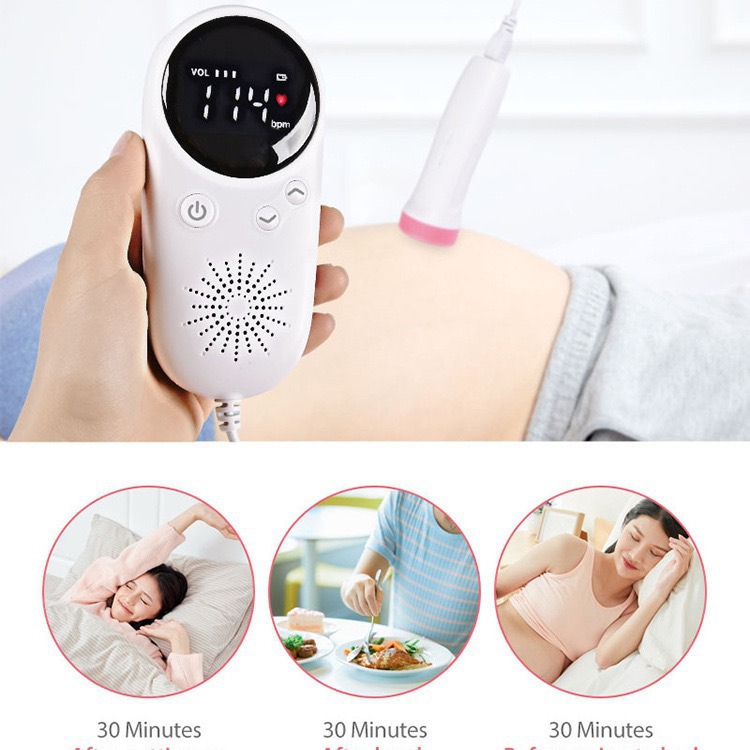 胎心仪胎儿心率监测仪家用多普勒孕妇听胎心Fetal doppler 
胎心仪详情图4