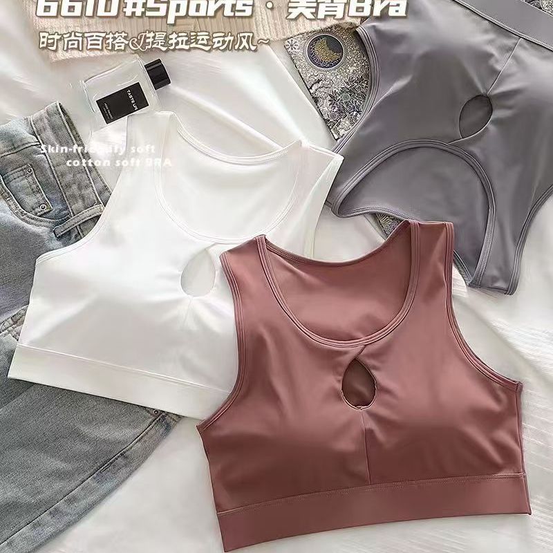 运动文胸瑜伽服女修身户外详情3
