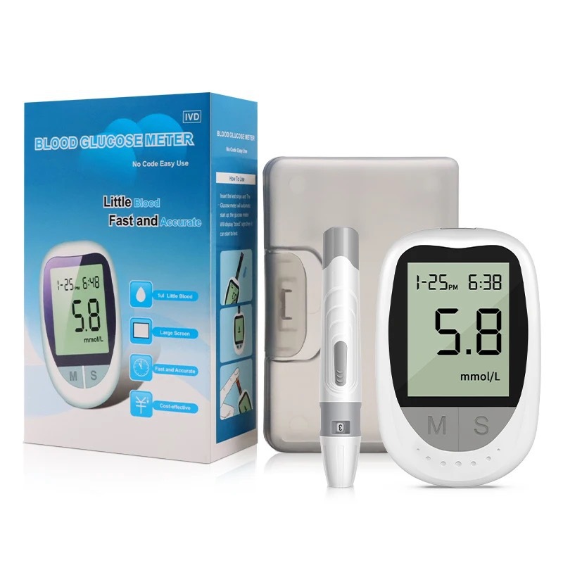 血糖仪血糖检测仪测量高血糖测含试纸Blood Glucose Monitor 