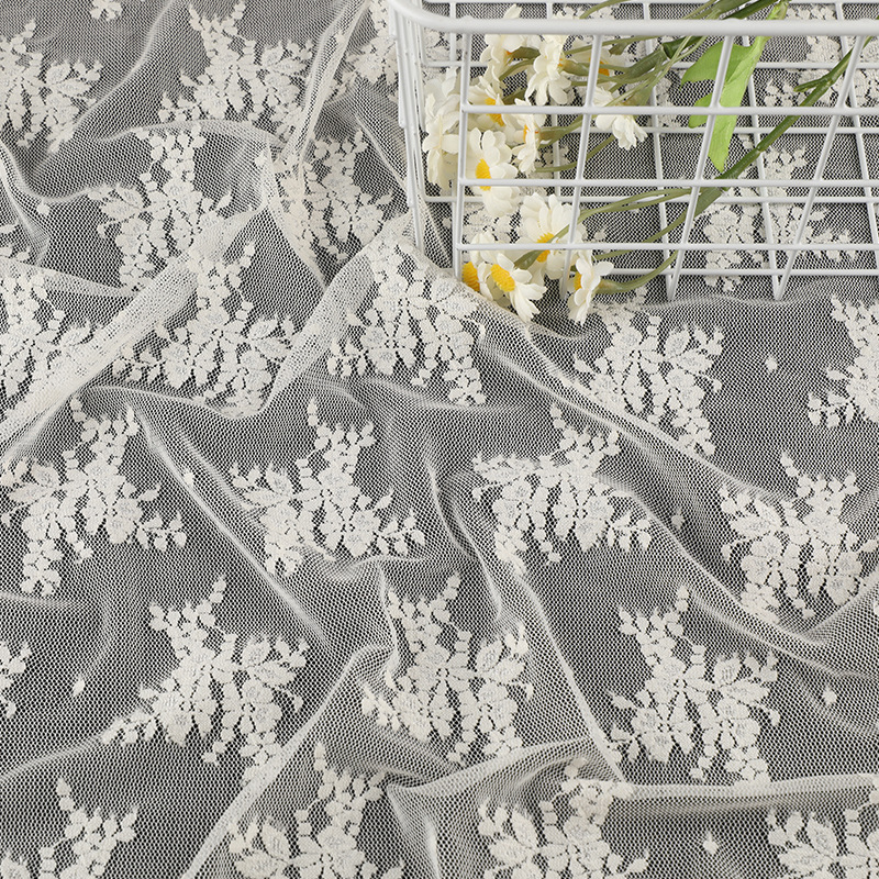 白色网纱七彩点厂家直销批发零售