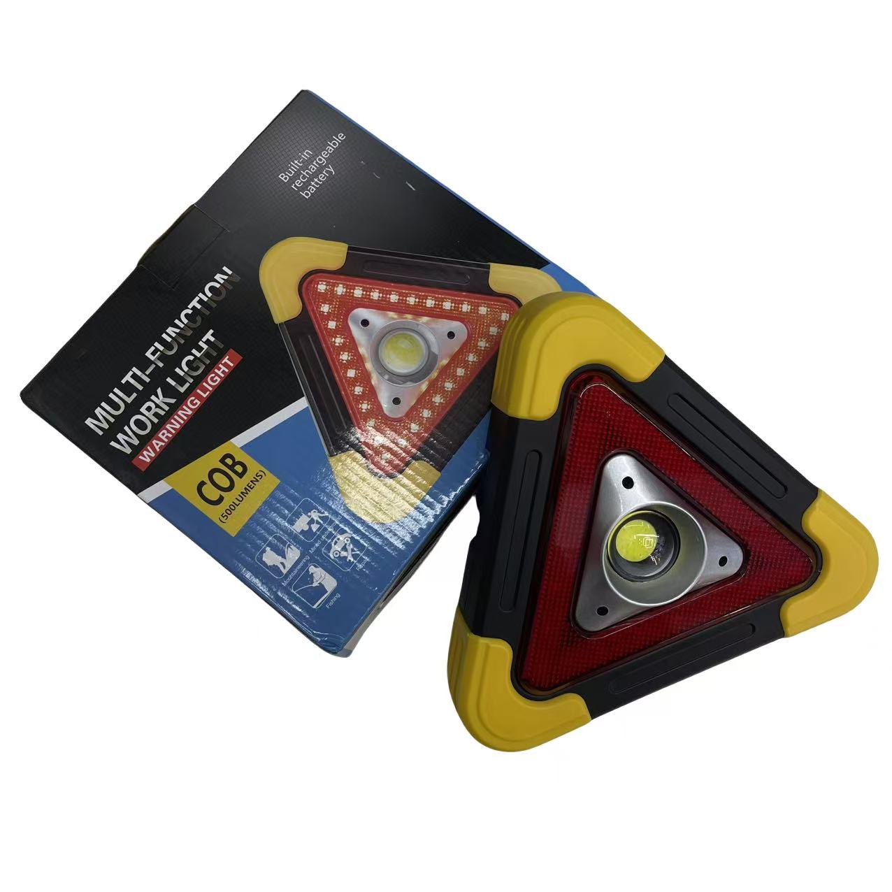 Vehicle-mounted warning frame, car traffic warning sign, vehicle tripod, solar reflective triangular sign, emergency light warning Application Scenario