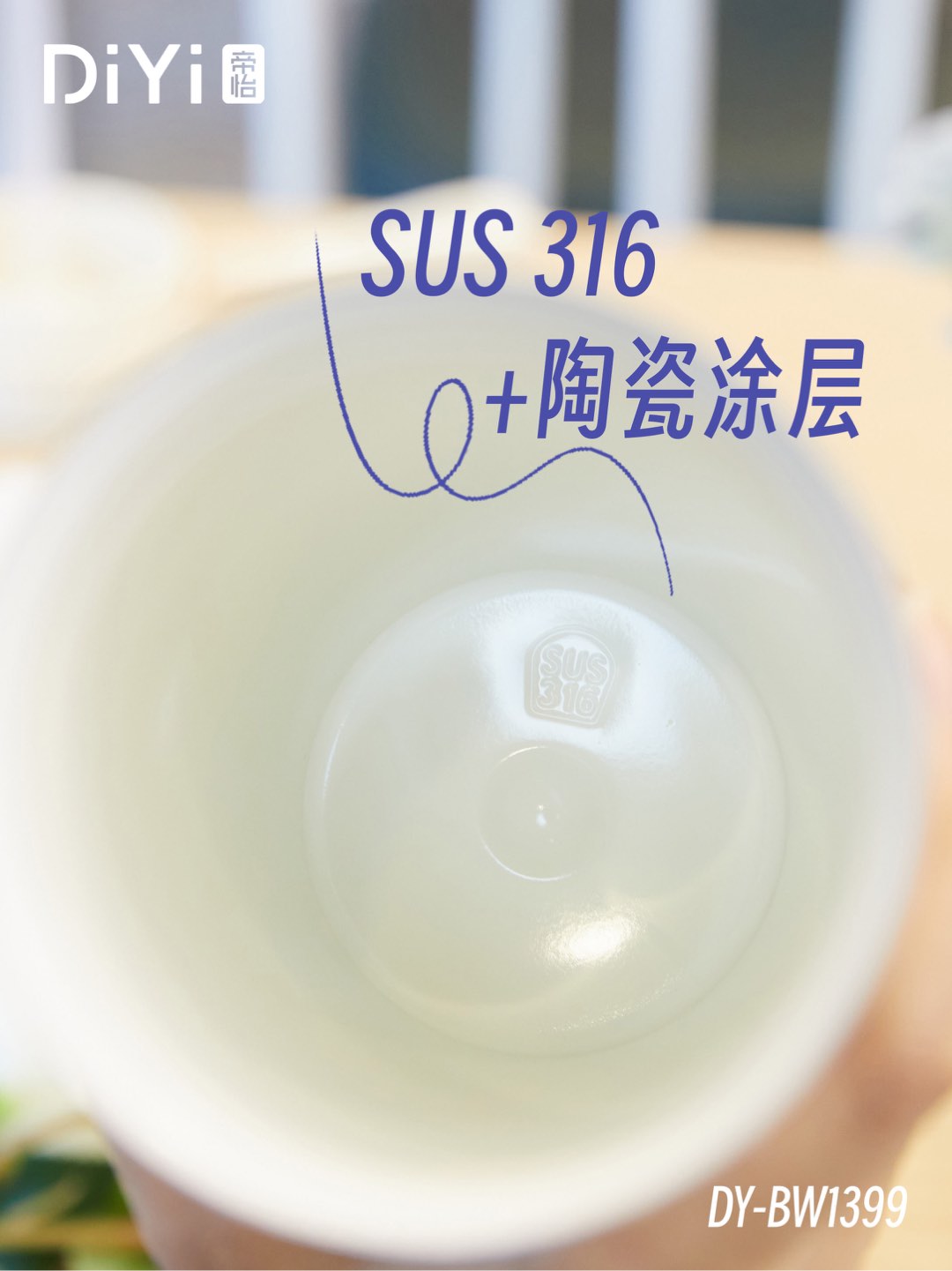 DY-BW1399 Diyi Coffee Cup 500ml, featuring a retro Lolita and cute animals/accompanied by adorable beasts, brimming with sweetness/adorned with flower butterflies, elegant and refreshing pic 19