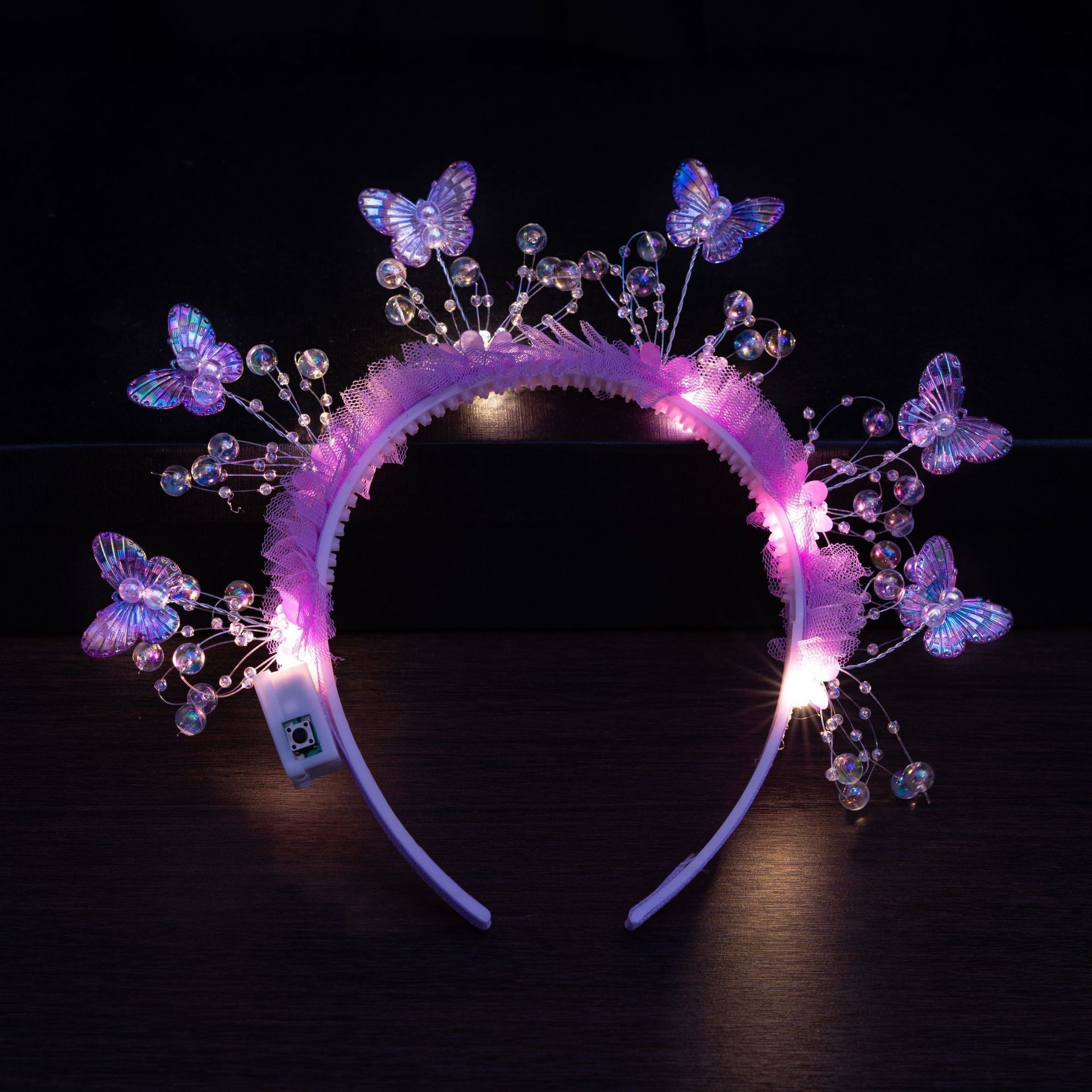 发光头箍实物图