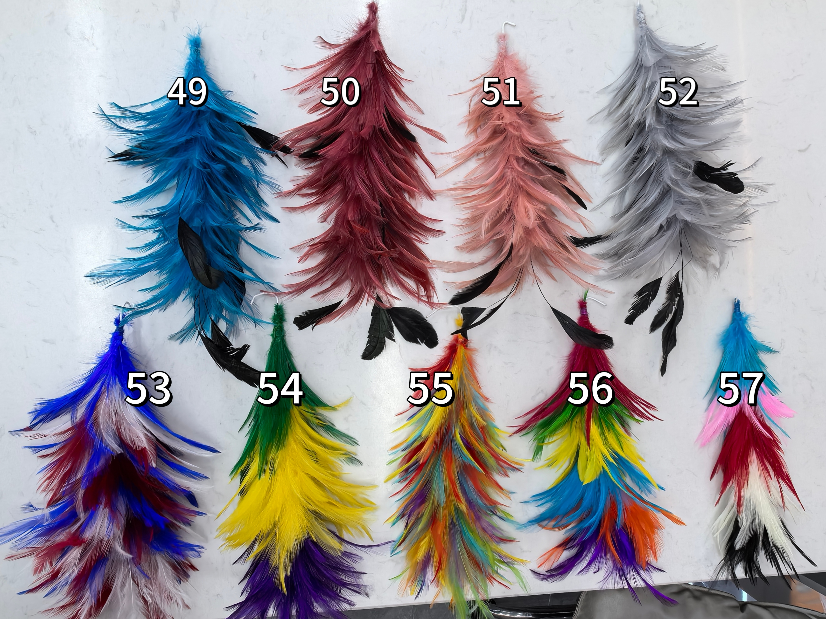 The Manufacturer Offers In Stock Latin Dance Headwear, Stage Dance Performance Headwear, And Colorful Feather Wire Flower Headwear Item Picture