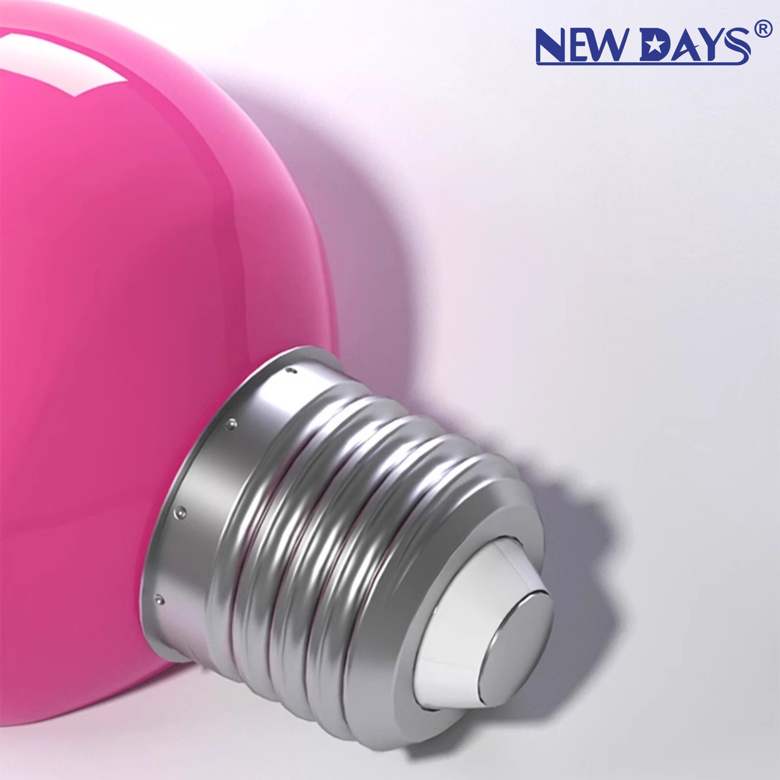 NEWDAYS brand cross-border new plastic-coated aluminum remote control light bulb, graffiti WIFI Bluetooth smart light bulb, RGB stepless dimming and color-adjusting light bulb Application Scenario