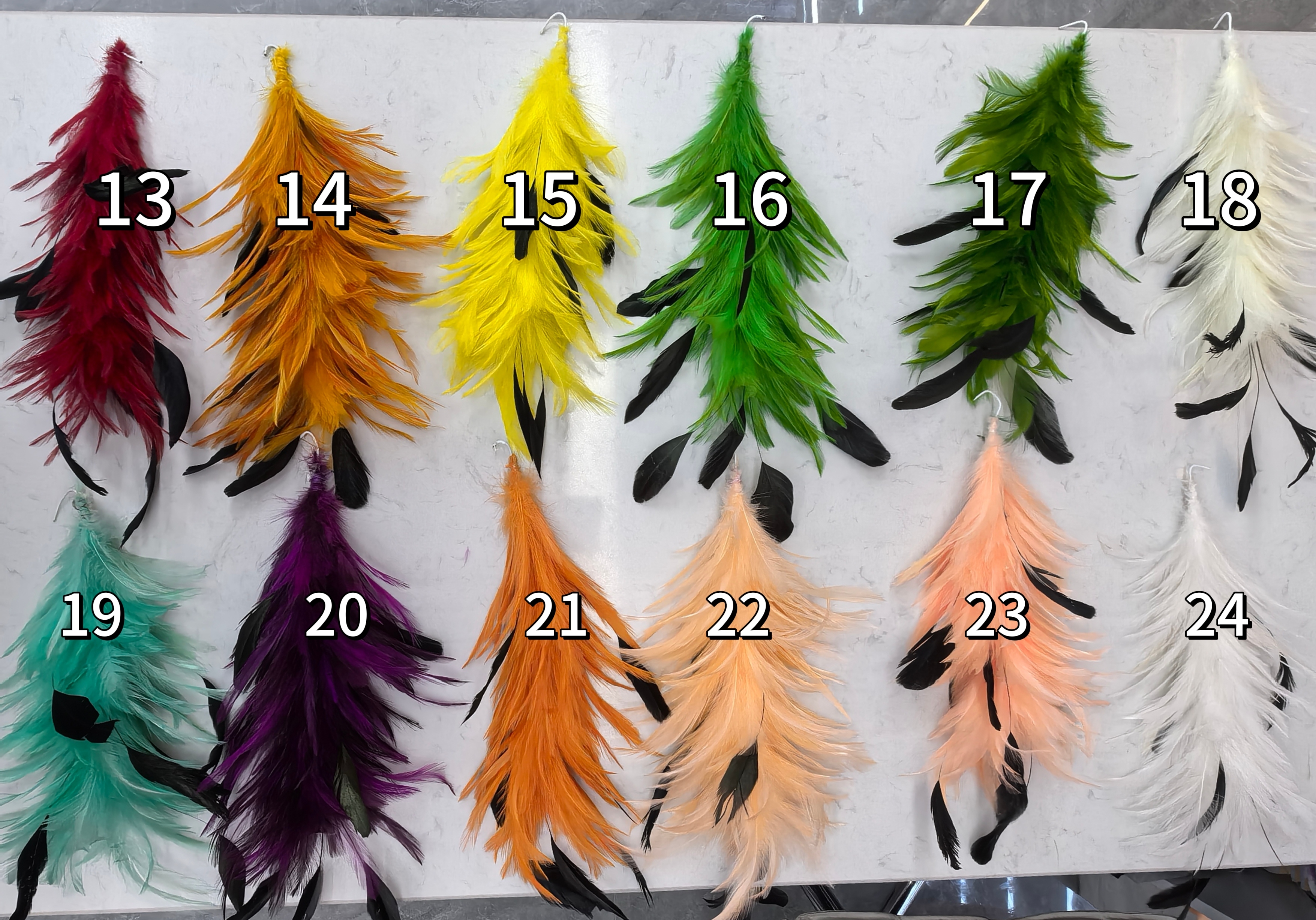 The Manufacturer Offers In Stock Latin Dance Headwear, Stage Dance Performance Headwear, And Colorful Feather Wire Flower Headwear details Picture