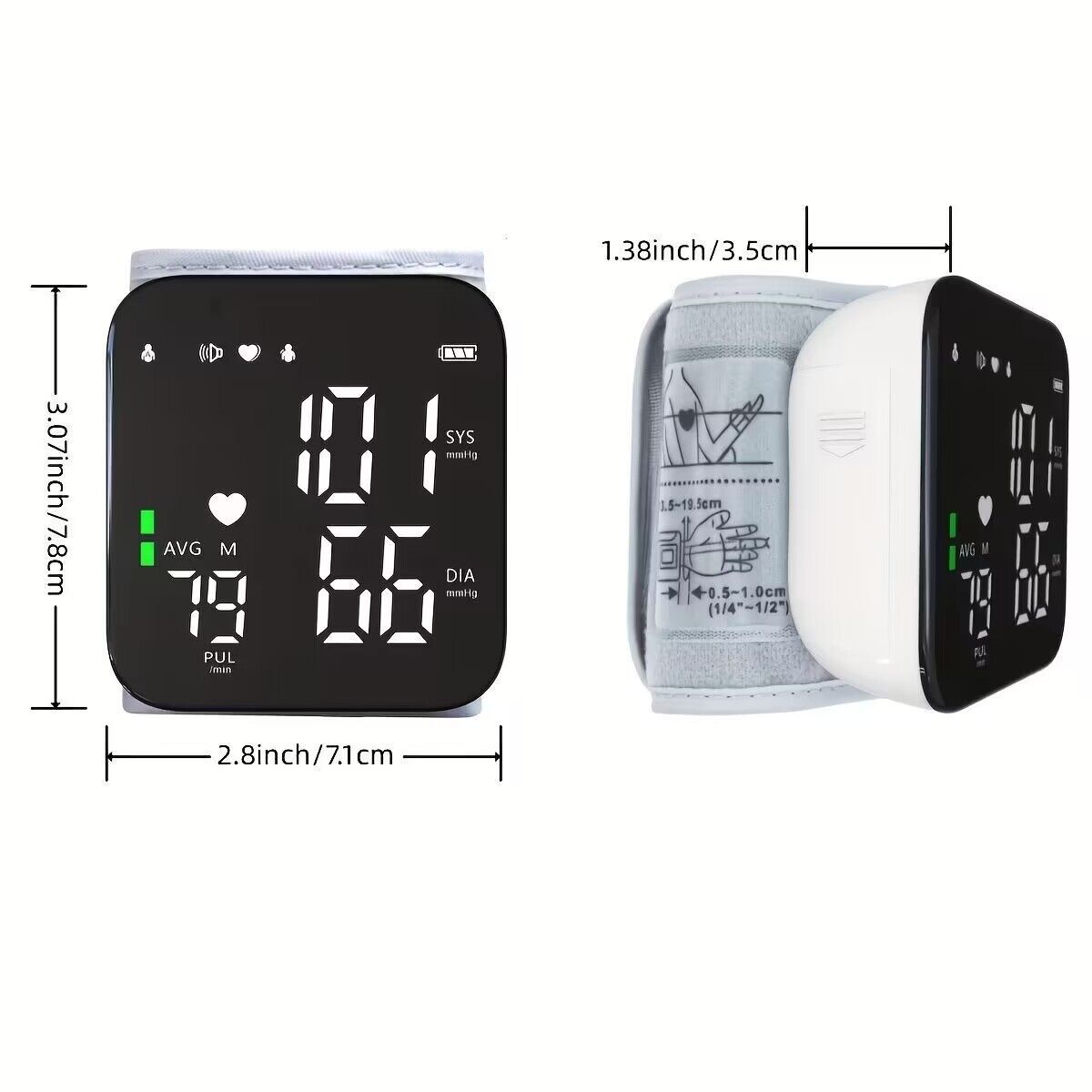 English export packaging electronic wrist blood pressure monitor Home blood pressure meter digital bp machine details Picture