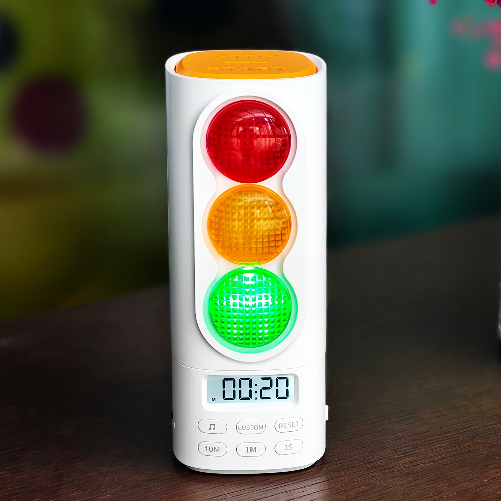 New cross-border traffic light timer, student enlightenment learning check-in schedule, high appearance level self-discipline timer Item Picture