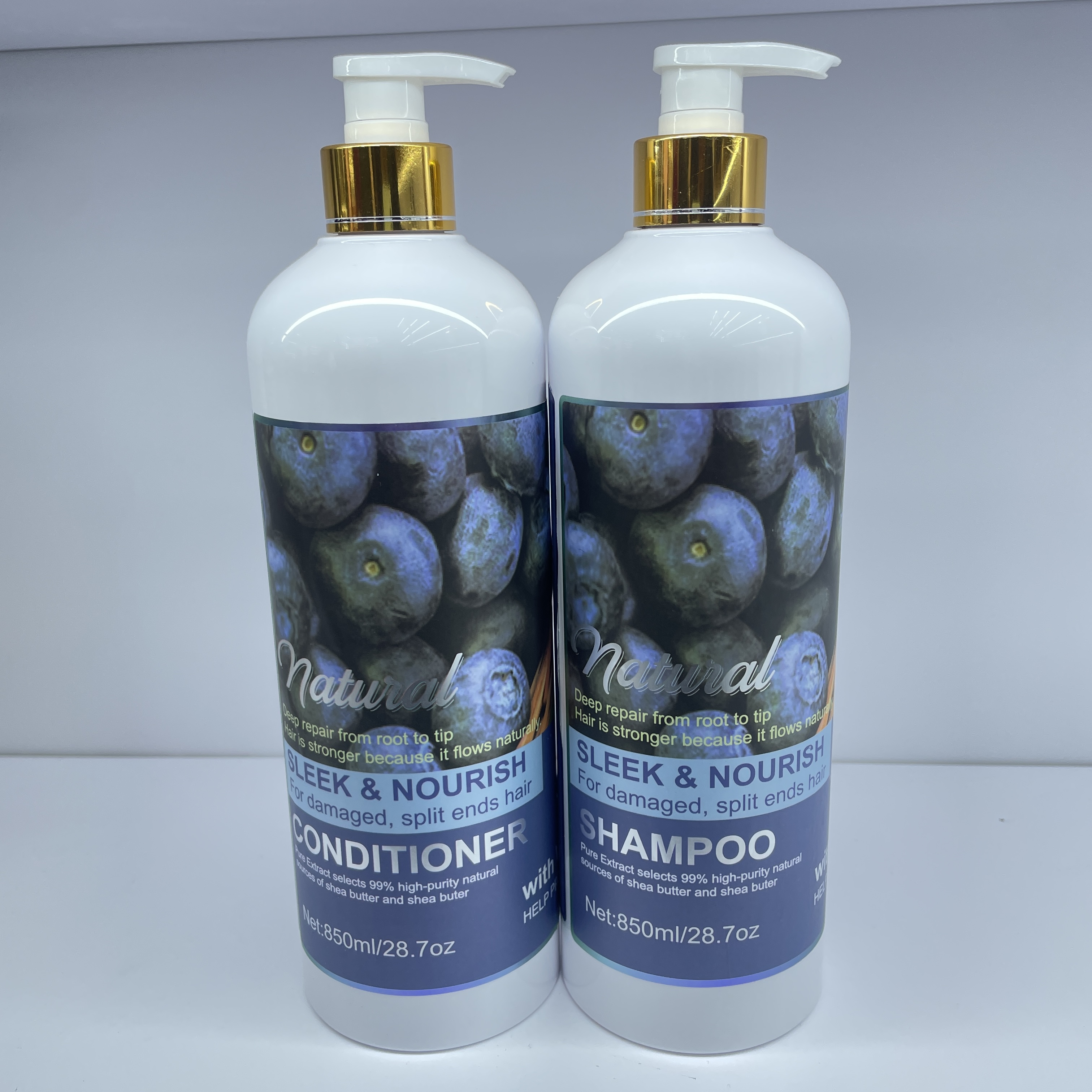 SLEEK& NOURISH champú acondicionador. - 2
