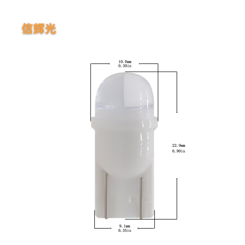 New type of automotive LED width indicator light reading light T10 3030 1SMD ceramic high-brightness 1.5W chip license plate light Application Scenario
