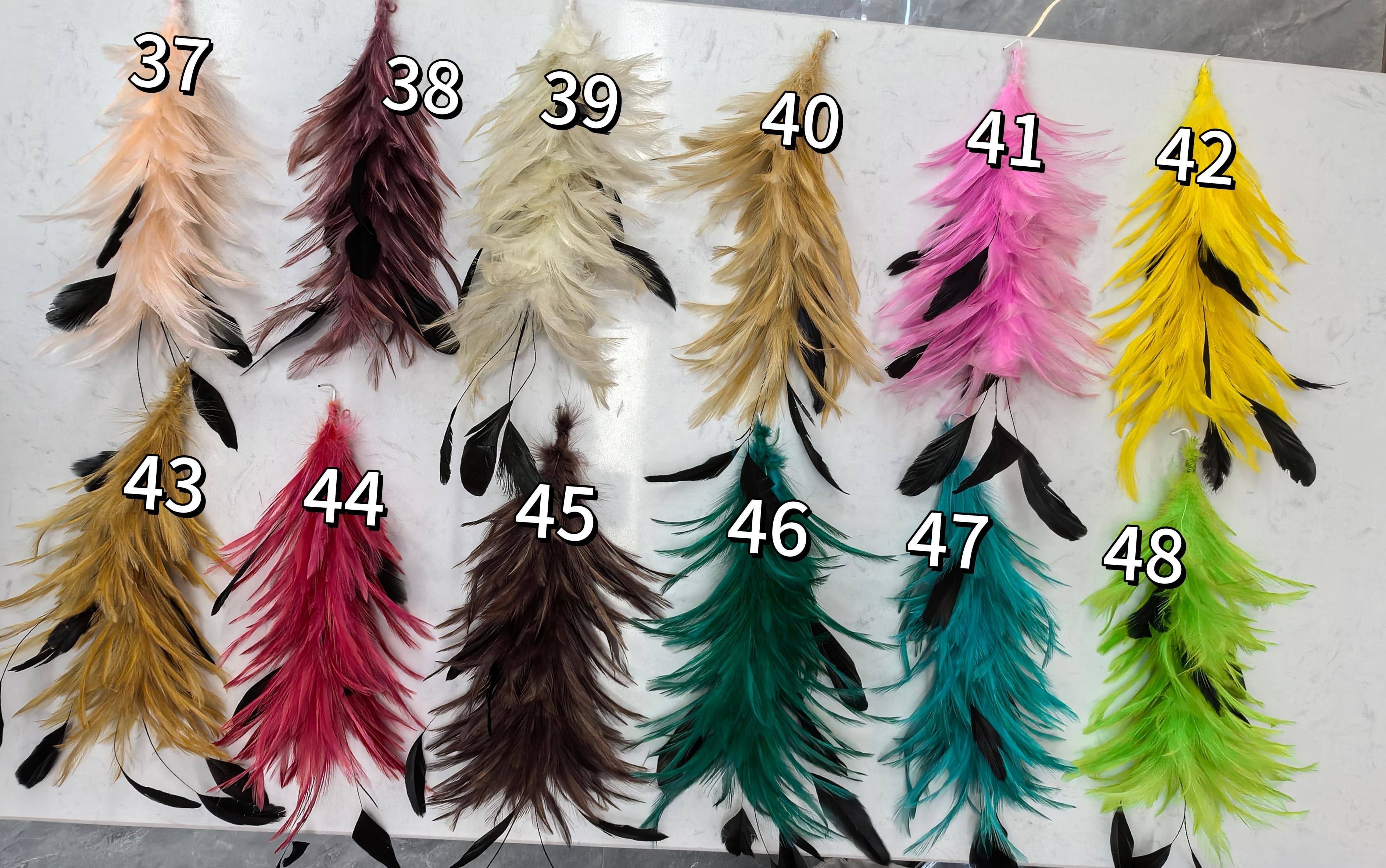 The Manufacturer Offers In Stock Latin Dance Headwear, Stage Dance Performance Headwear, And Colorful Feather Wire Flower Headwear Application Scenario