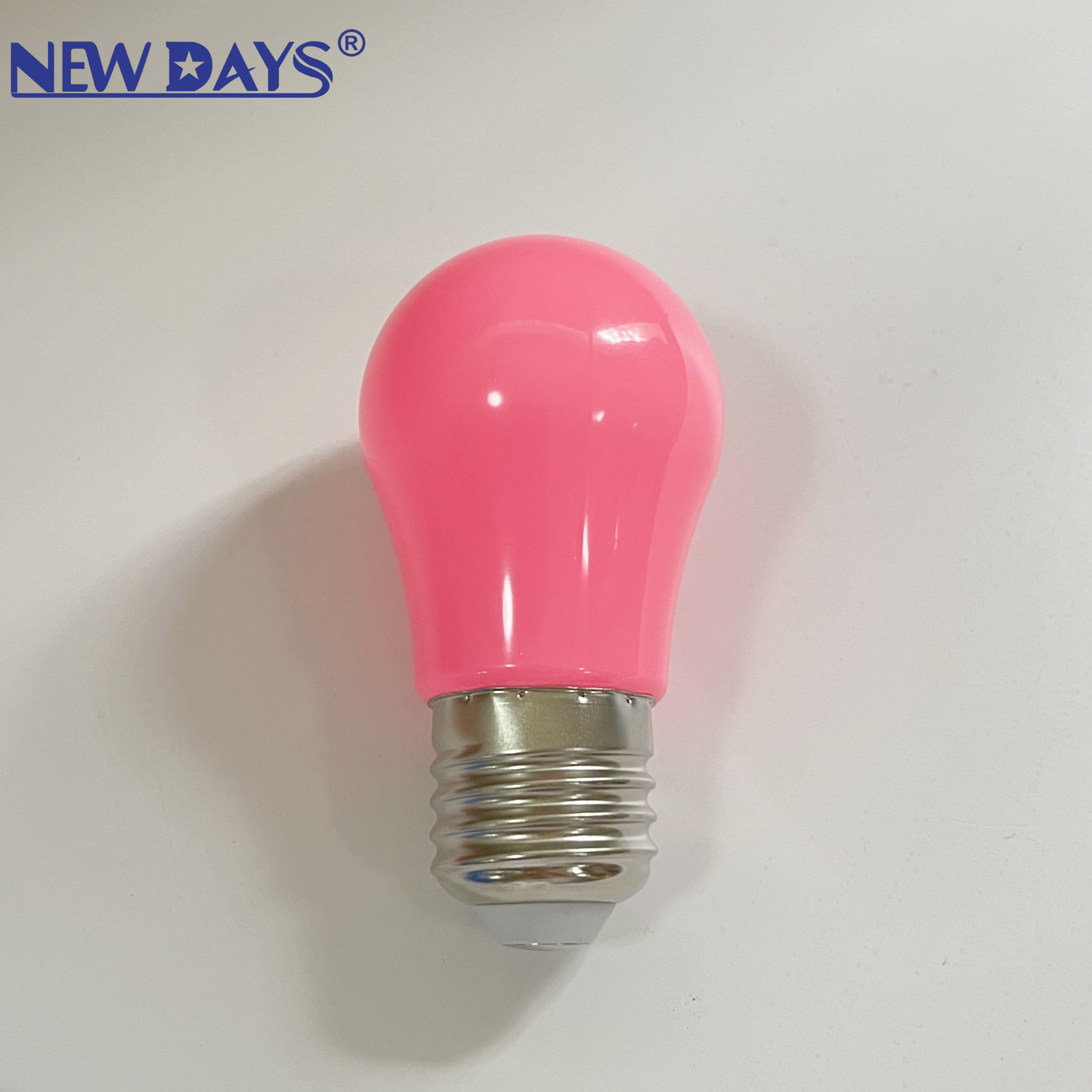 NEWDAYS brand cross-border new seven-color LED small bulbs, night lights, pink, blue, green, purple, orange and yellow indoor and outdoor ambient lights, E27B22 screw socket Application Scenario