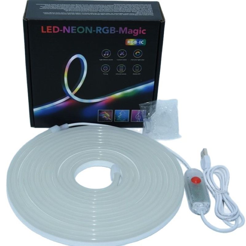 Phantom Color flexible light strip, smart APP, neon light strip IC, flowing light, running horse, music, sound control, synchronous light strip Application Scenario