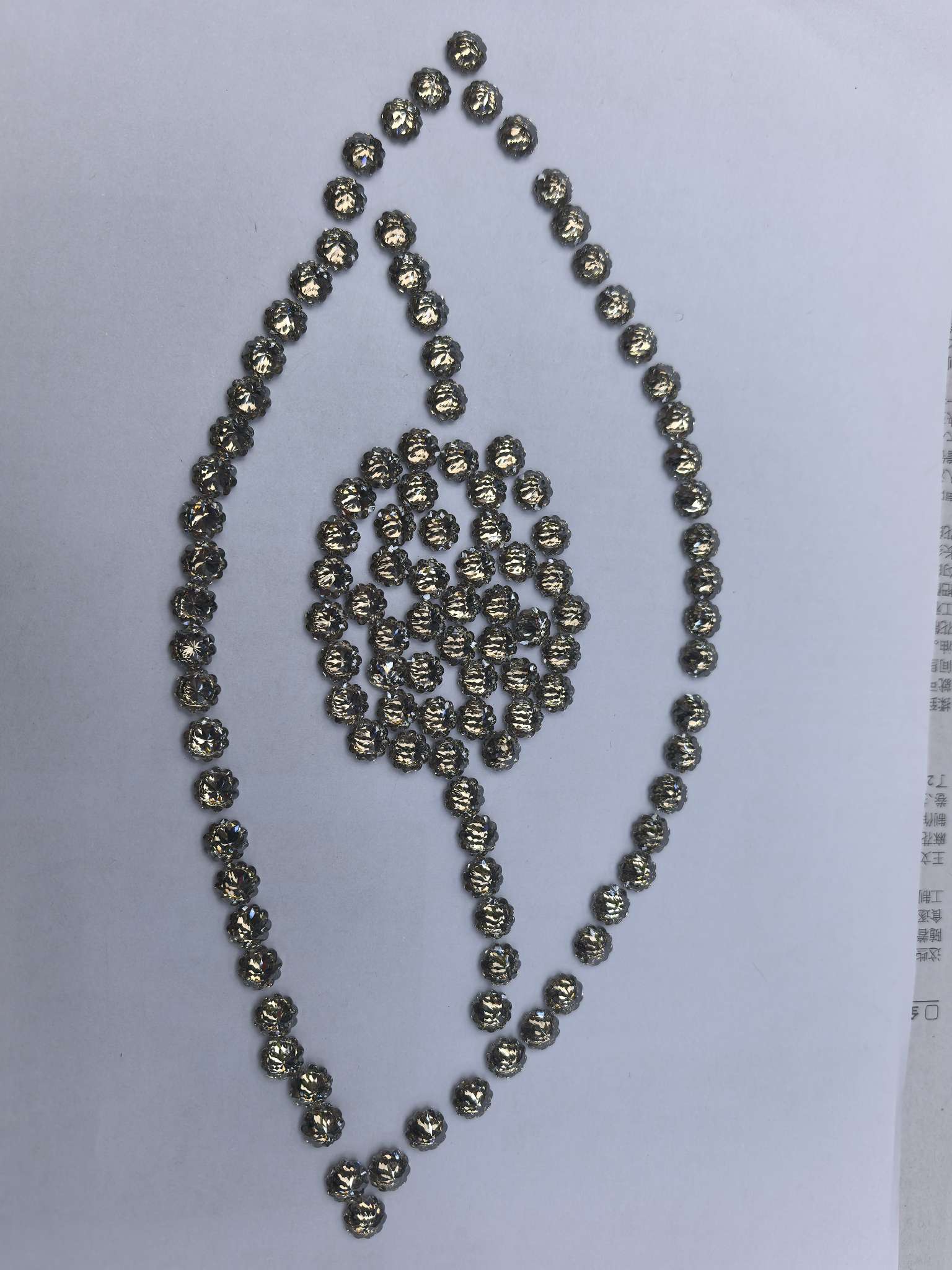 Jinli Crystal Silver Shadow Series Flat-Plated 8 Sunflower 083