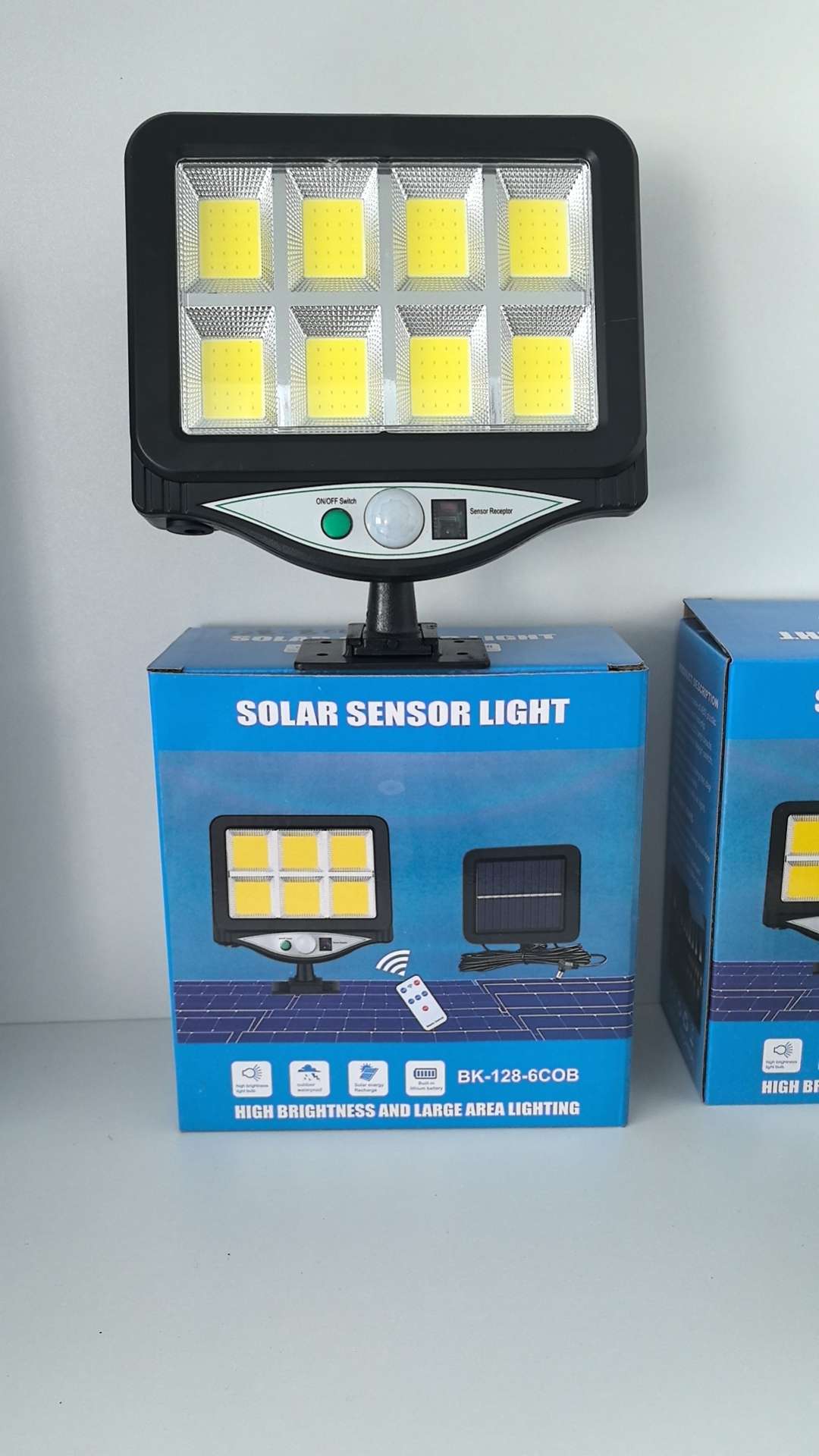 Solar wall lamp cob light source split street lamp FT100, 1200 milliamperes details Picture