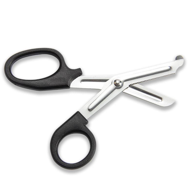 不锈钢弯头纱布绷带剪刀 帆布剪 家用急救包配件户外野营急救剪刀 详情图4