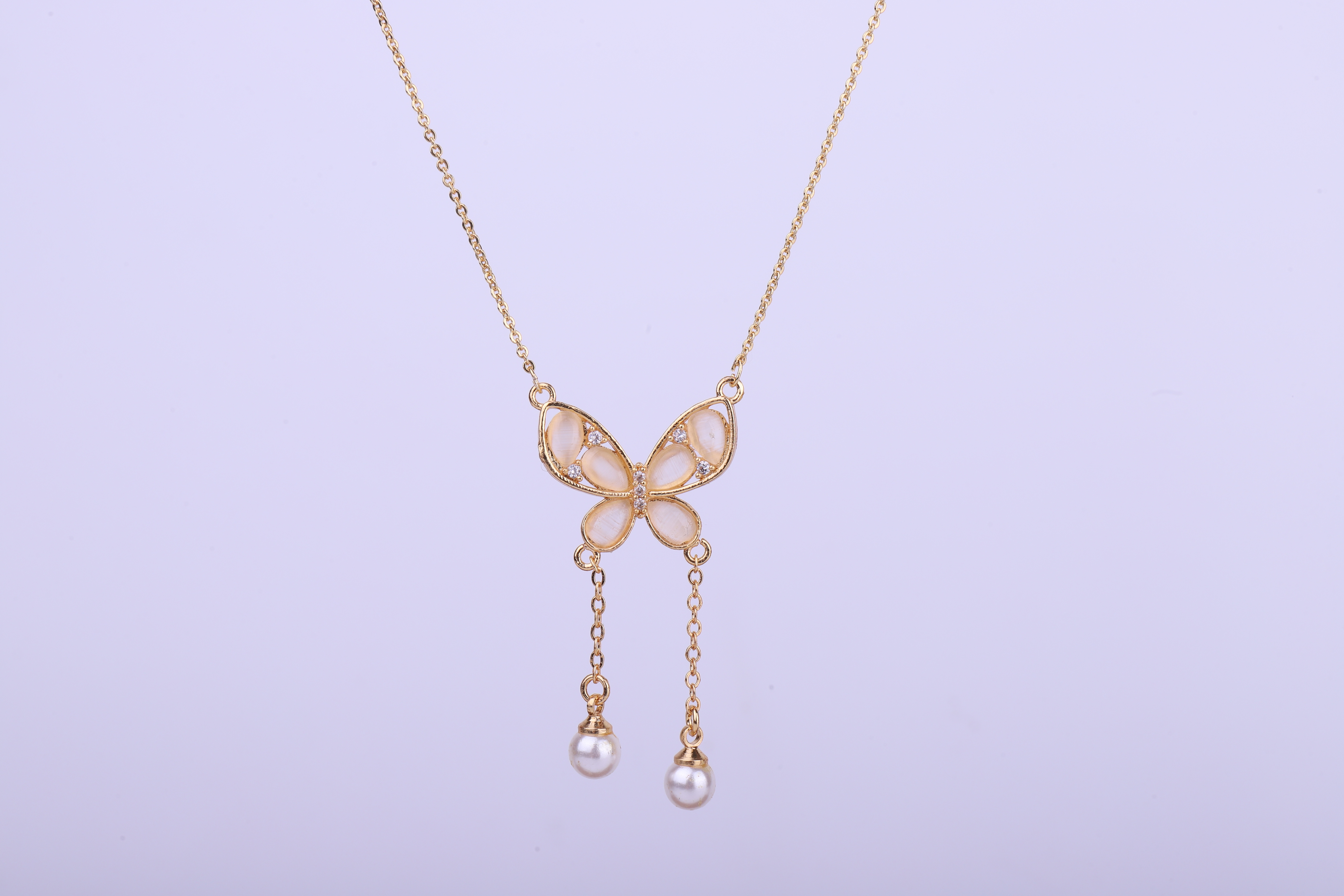 Butterfly Pendant Necklace A291 Specification image