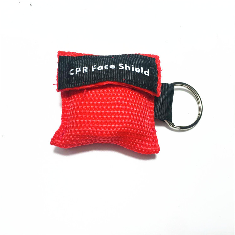 First aid mask, keychain breathing mask, respirator, one-way valve mask, 8 colors available Application Scenario