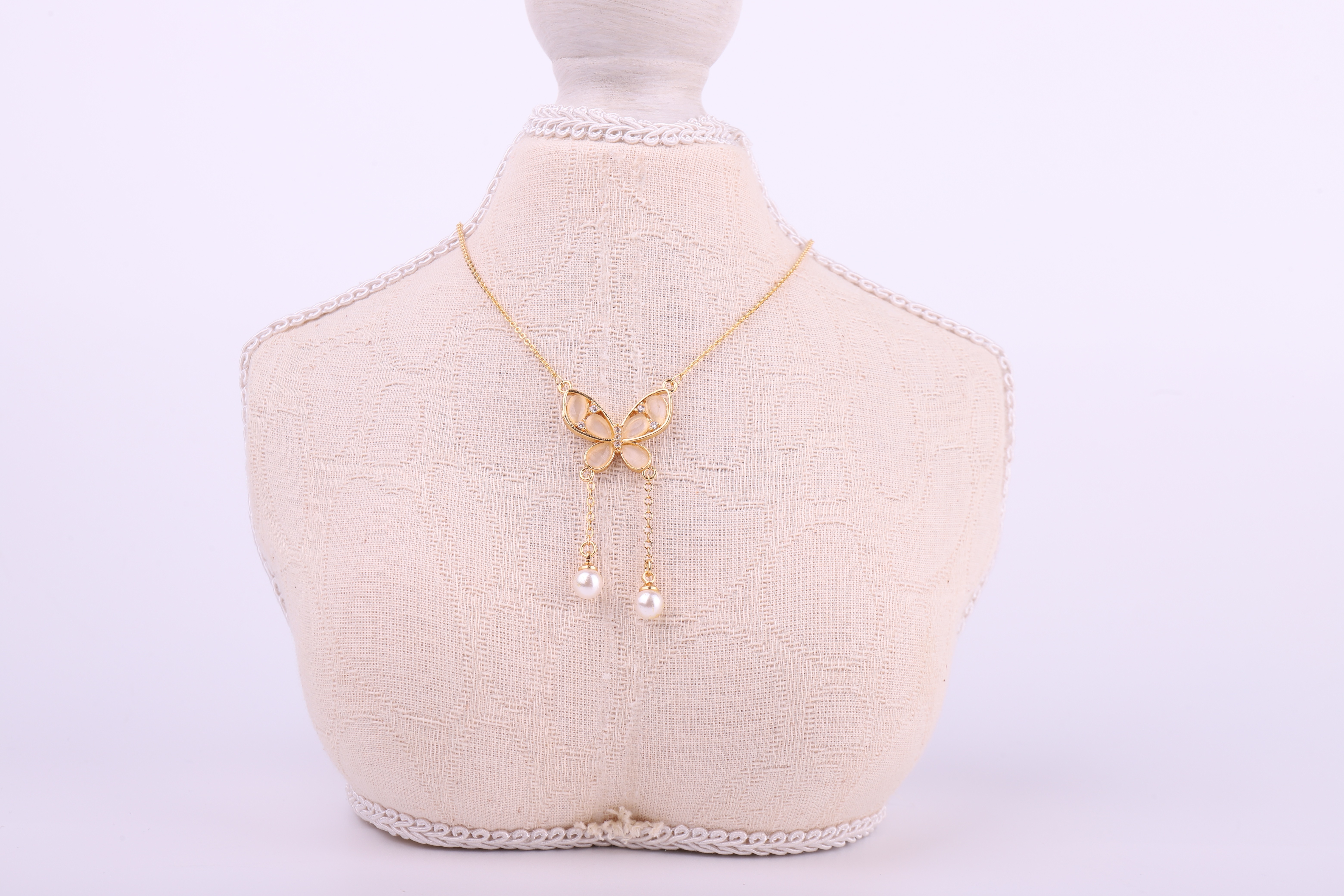 Butterfly Pendant Necklace A291