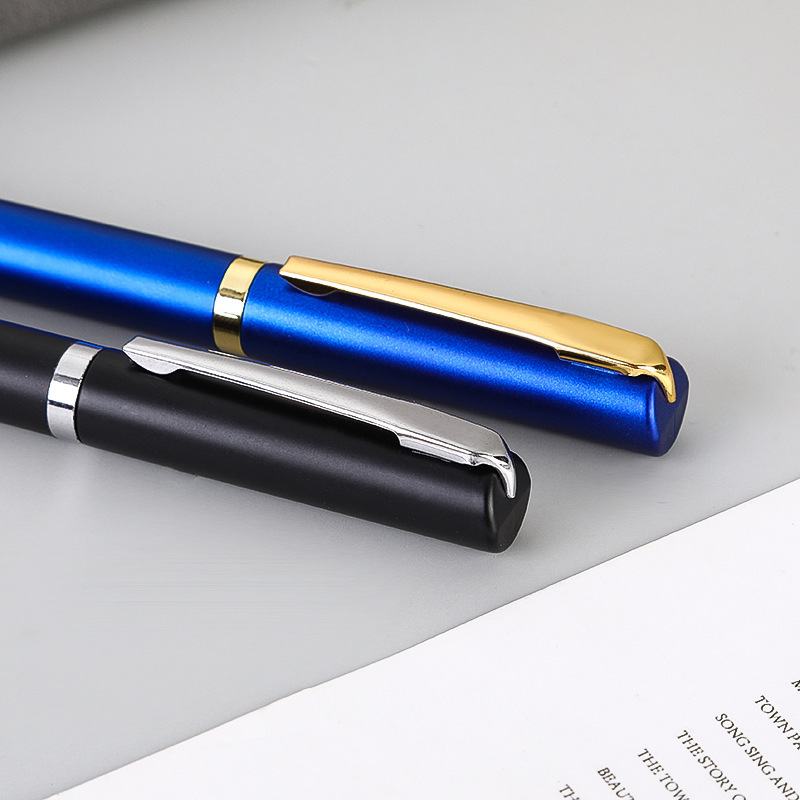 Gel pen with sleeve, heavy-duty spray rod, gel pen, printable advertising pen, high-end promotional advertising pen Application Scenario
