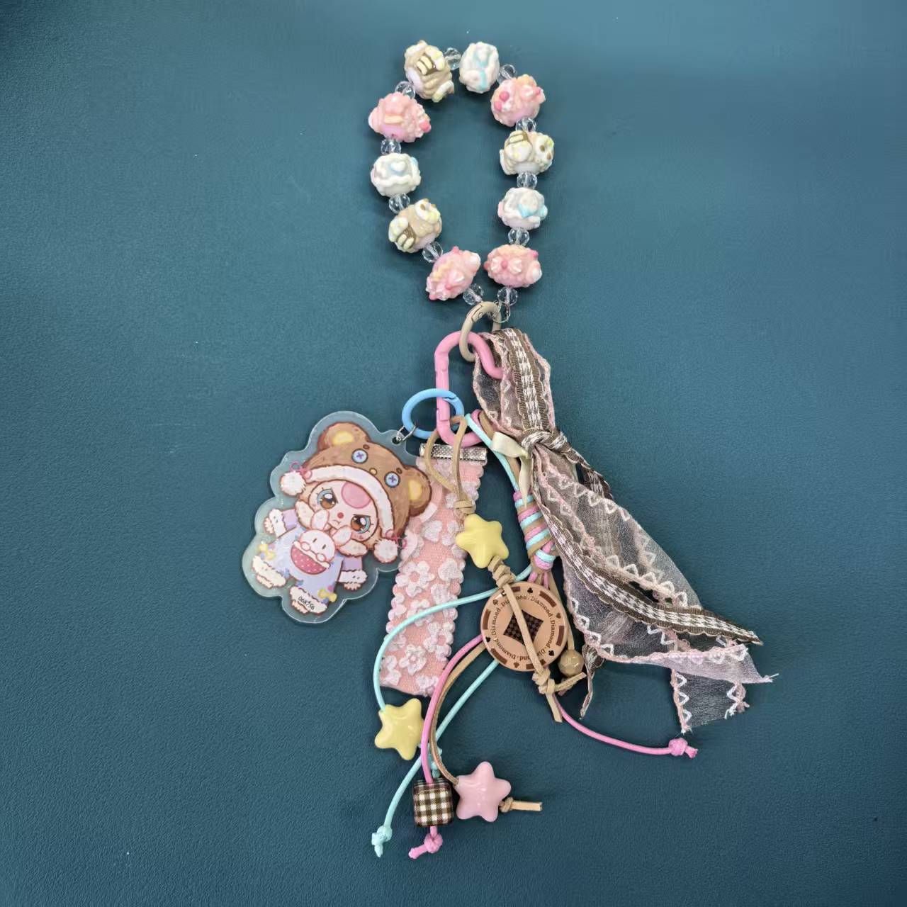 "Big Beautiful Love Chain Time Mobile Phone Chain Blind Box Creative Adventure Theme Hidden Edition Flying Proto Fun Interactive. Item Picture