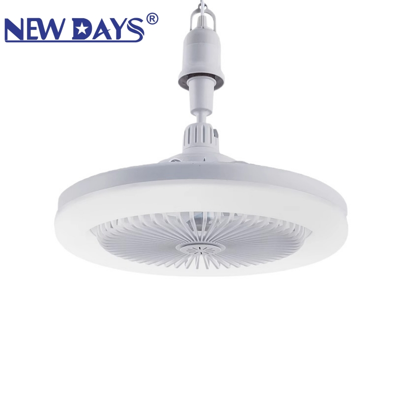 NEWDAYS brand cross-border new solar fan light, outdoor courtyard energy-saving lighting, remote control dimming, waterproof and dustproof, limited-time offer Item Picture