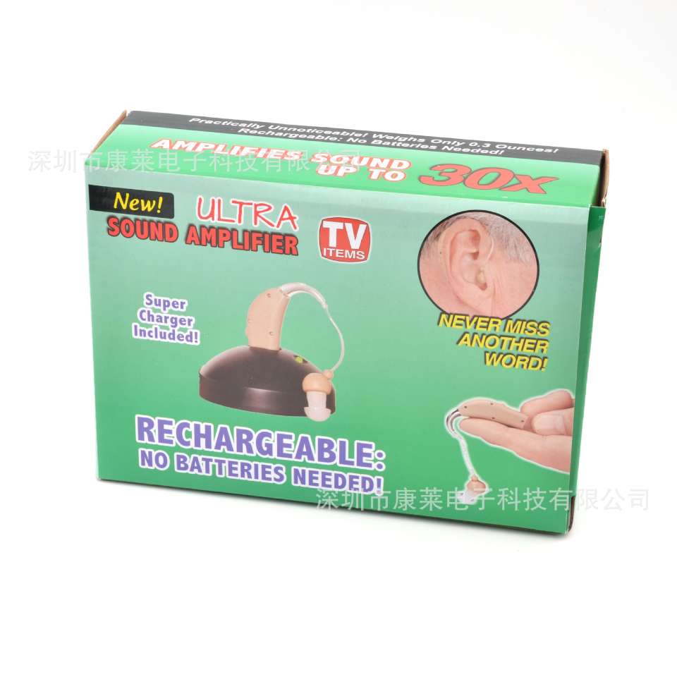 English export packaging for hearing aid amplifiers with battery for the elderly Item Picture