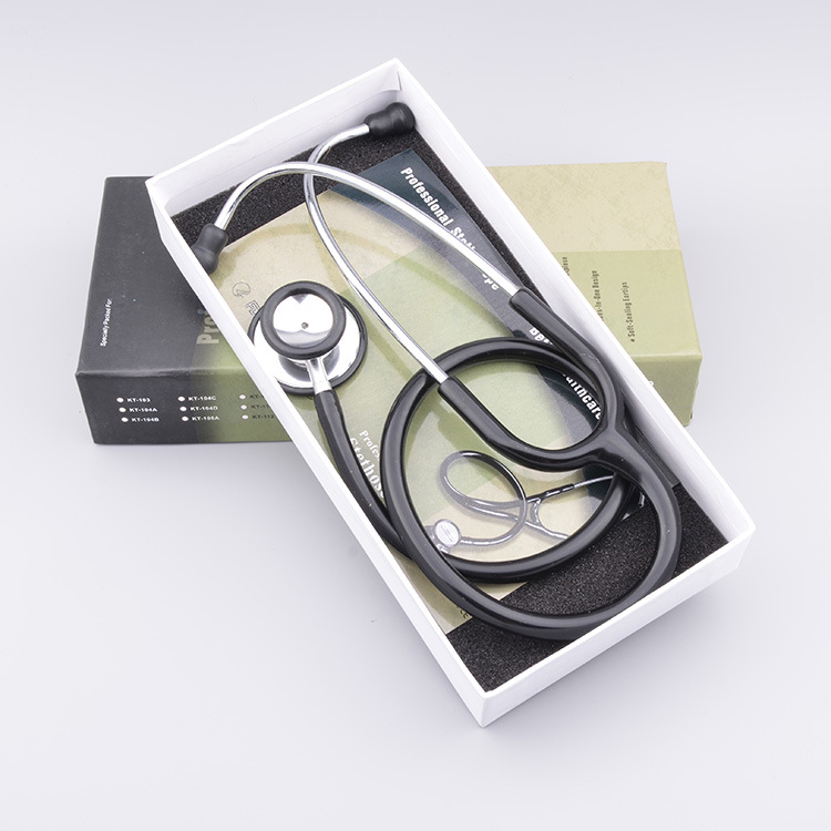 Export English color box packaging double-headed Stethoscope, double-sided stethoscope