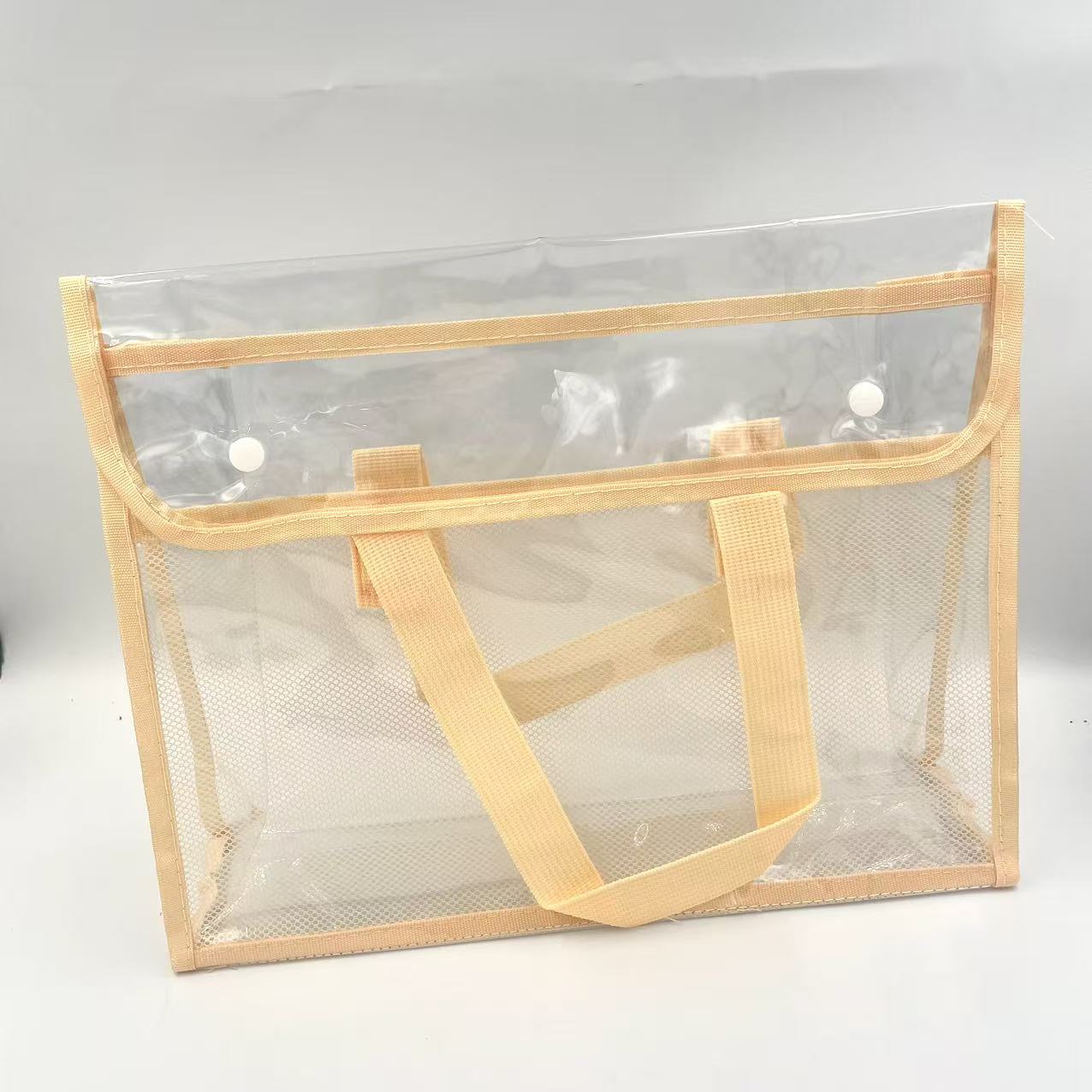 Organ bag, A4 hand-held PVC document bag, office file bag, self-produced and self-sold student stationery and test paper bag Specification image