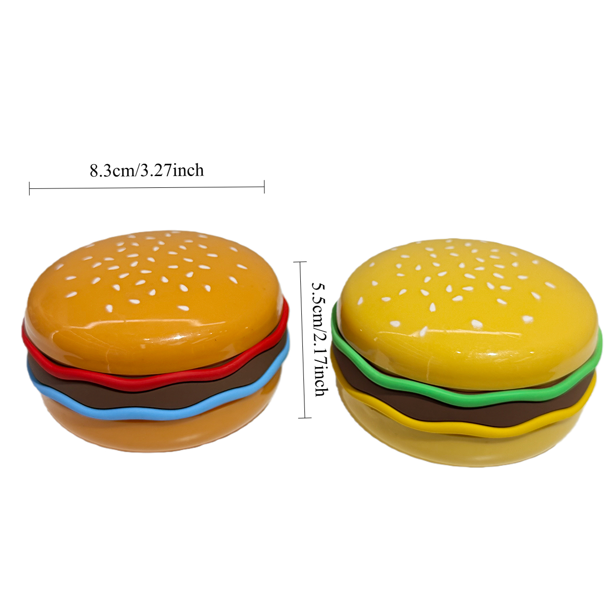 A new best-selling foreign trade product featuring a cute hamburger-shaped slime toy Item Picture