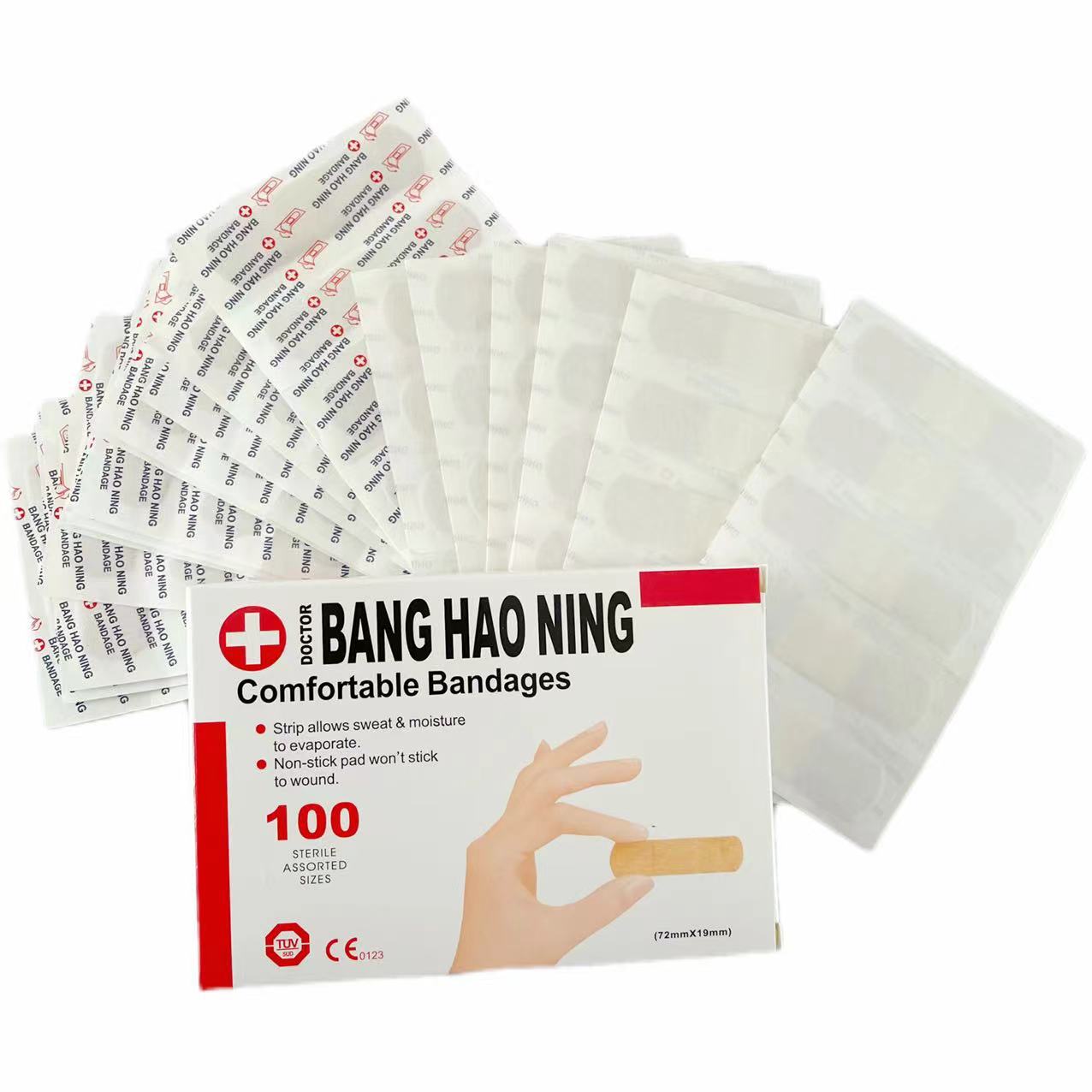 A box of 100 band-aids is selling well for export. Convenient wound band-aids detail image 5