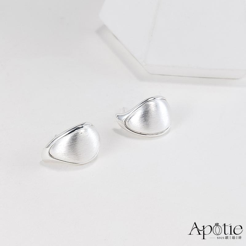 APOTIE Simple S925 silver Earrings E02135 Specification image
