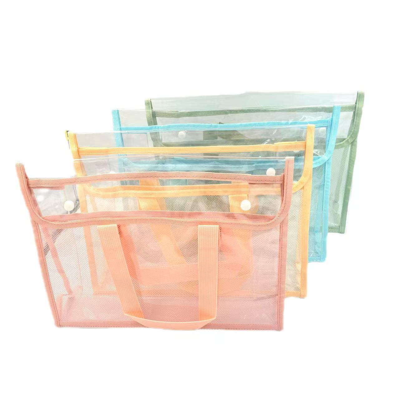 Organ bag, A4 hand-held PVC document bag, office file bag, self-produced and self-sold student stationery and test paper bag