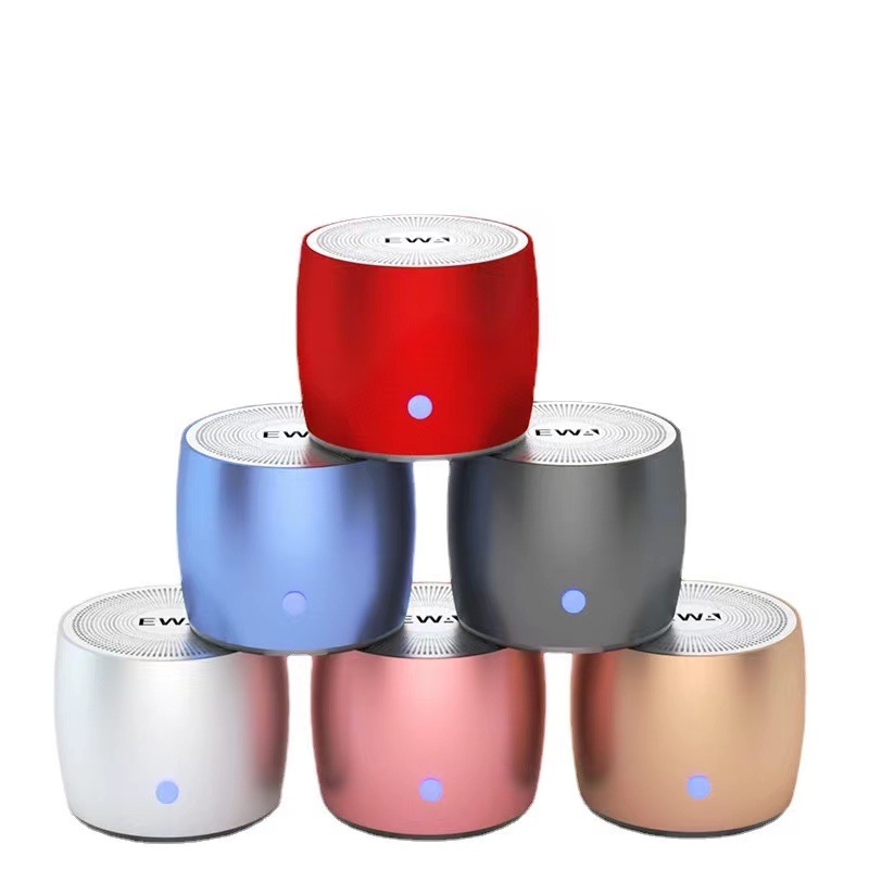 The newly upgraded Type-C interface EWA-A103 mini Bluetooth outdoor portable super low-frequency metal Bluetooth speaker Item Picture