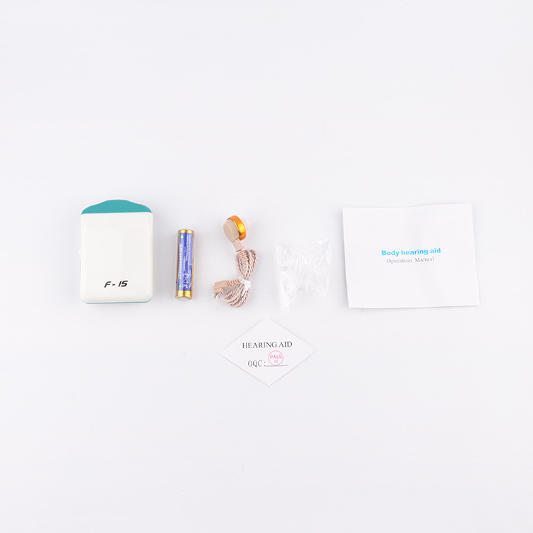 AXON F-15 hearing aid Amplifier for the elderly with battery, English packaging detail image 4