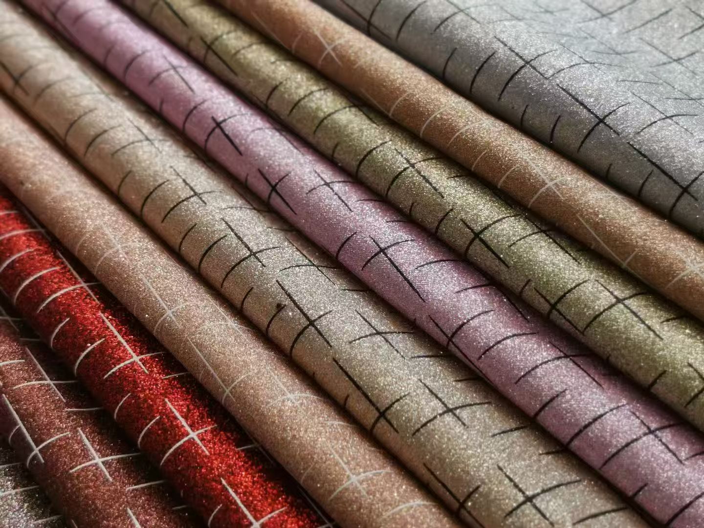 The fine powder Glite leather series is suitable for luggage, clothing accessories, furniture and other accessories Item Picture